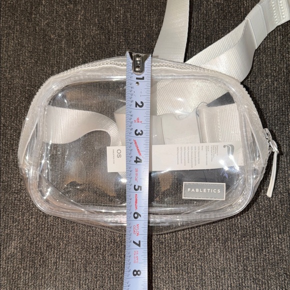 Fabletics Clear Crossbody Bag with White Strap - Picture 5 of 6